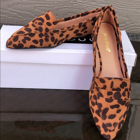 BAMBOO Shoes - Bamboo Leopard Print Flats